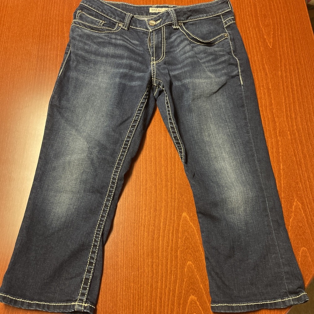 BKE Denim Harper BPL1207 Crop Dark Wash Jeans Size 29‎
